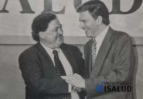 Entrega el Premio Isalud 1995 al Dr. Mario Socolinsky