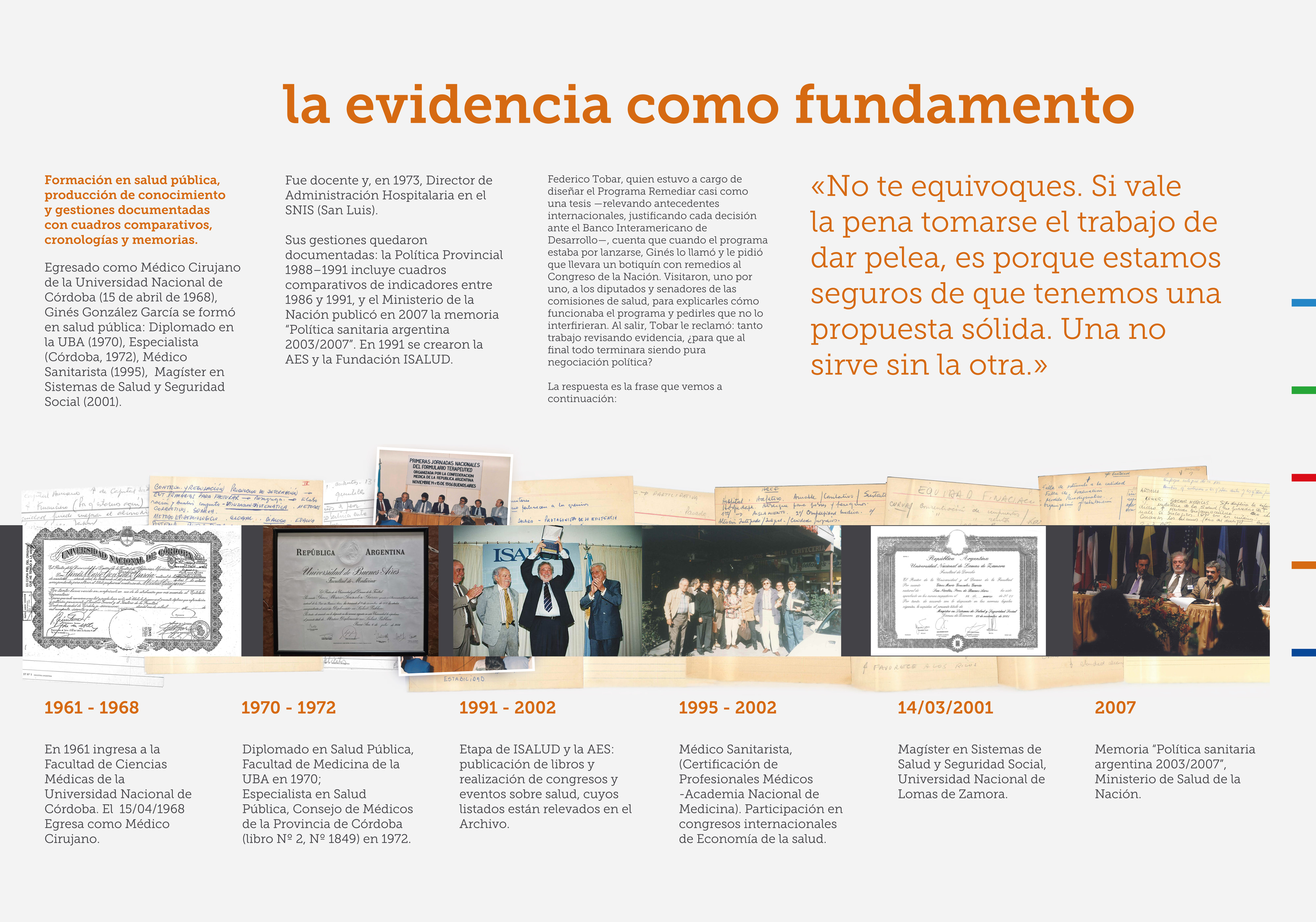 la evidencia como fundamento